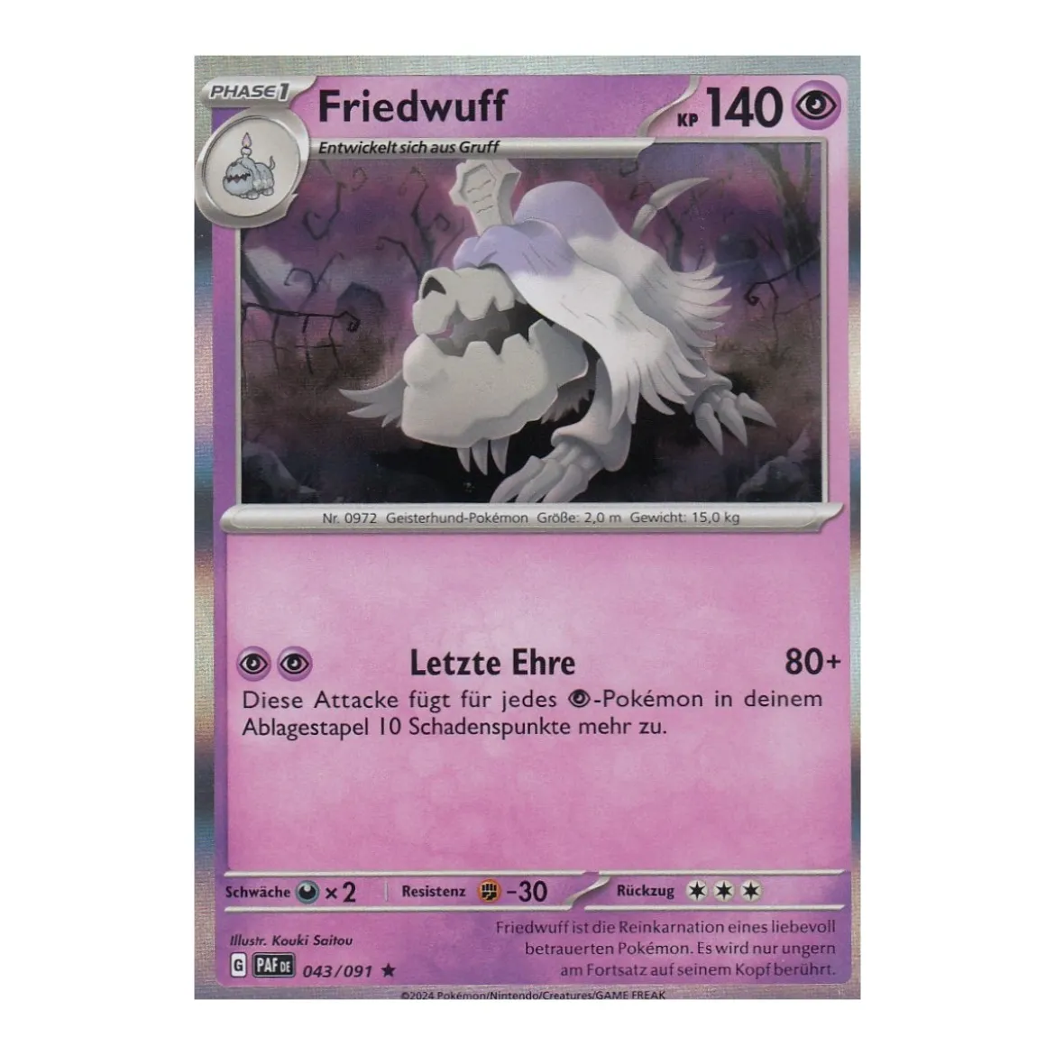 Friedwuff 043/091 Holo