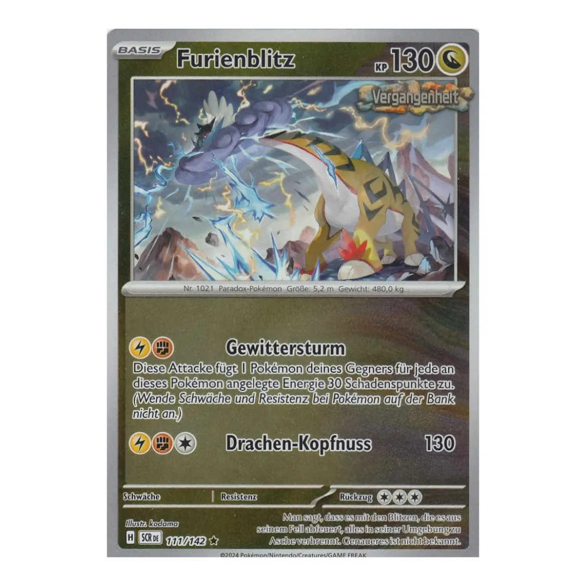 Furienblitz 111/142 Holo REVERSE HOLO