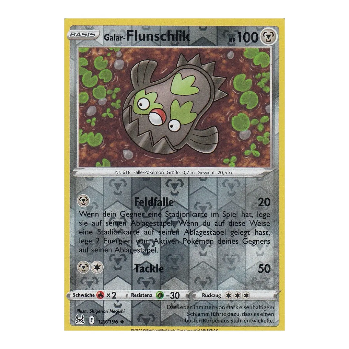 Galar-Flunschlik 127/196 REVERSE HOLO