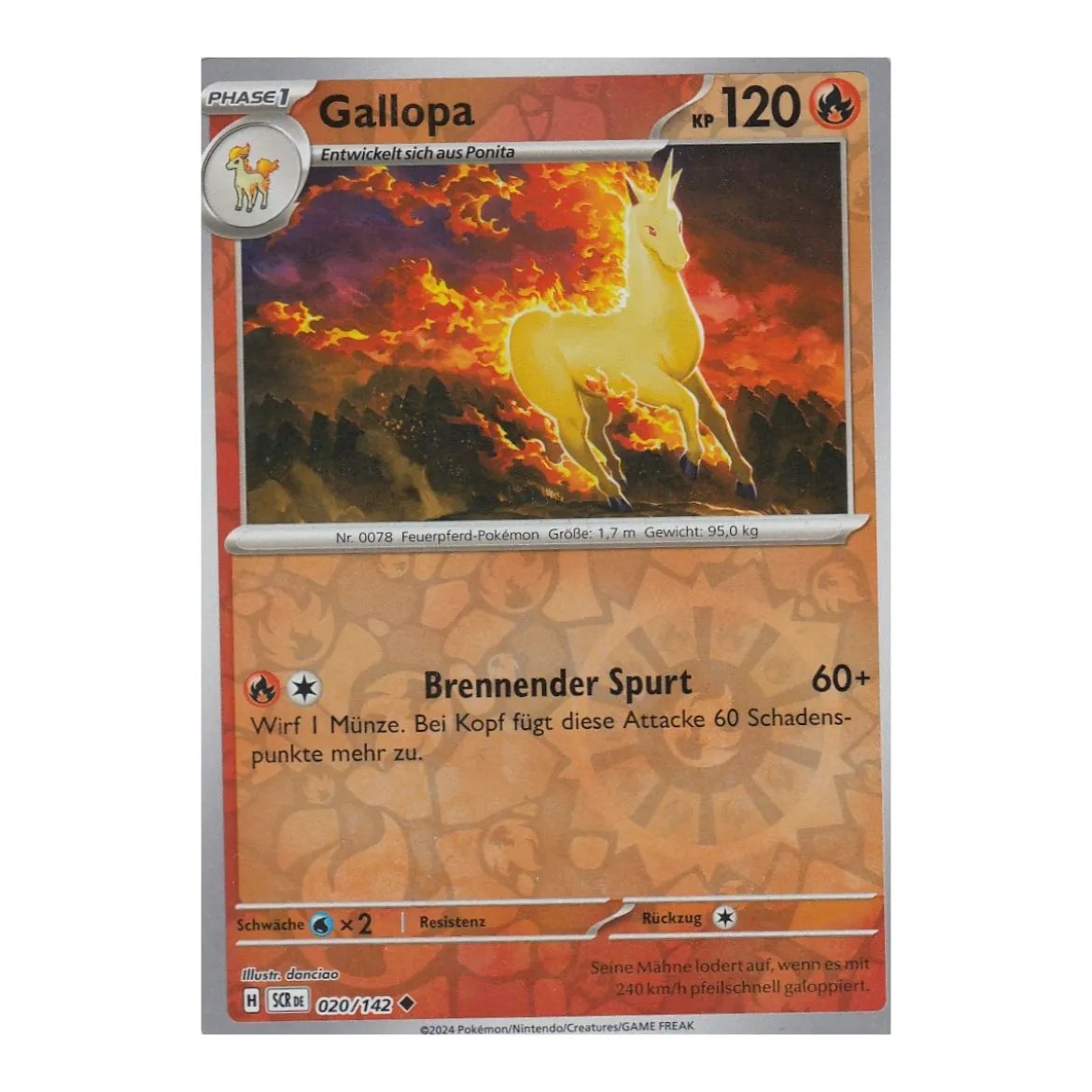 Gallopa 020/142 REVERSE HOLO