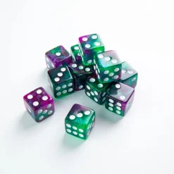 Gamegenic - Galaxy Series - Aurora - D6 Dice Set 16 mm (12 pcs)