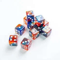 Gamegenic - Galaxy Series - Mars - D6 Dice Set 16 mm (12 pcs)
