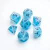 Gamegenic - Glow Series - Icy Crumbs - RPG Dice Set (7 pcs)