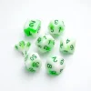 Gamegenic - Glow Series - Toxic Stones - RPG Dice Set (7 pcs)
