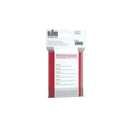 Gamegenic - Just Sleeves - Japanese Size Red (60 Kartenhüllen)