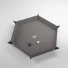 Gamegenic - Magnetic Dice Tray Hexagonal Black/Gray - Würfelzubehör