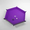 Gamegenic - Magnetic Dice Tray Hexagonal Black/Purple - Würfelzubehör
