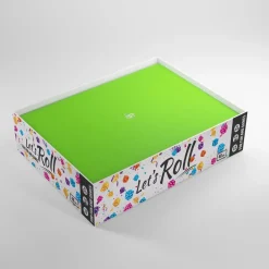 Gamegenic - Magnetic Dice Tray Rectangular Black/Green - Würfelzubehör