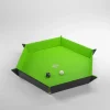 Gamegenic - Magnetic Dice Tray Hexagonal Black/Green - Würfelzubehör