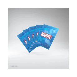 Gamegenic - Marvel Champions Art Sleeves - Marvel Blue Standardgröße (50 Kartenhüllen)