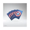 Gamegenic - Marvel Champions Art Sleeves - Captain America Standardgröße (50 Kartenhüllen)