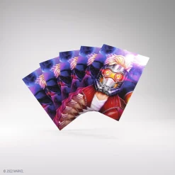 Gamegenic - Marvel Champions Fine Art Sleeves - Star-Lord Standardgröße (50 Kartenhüllen)