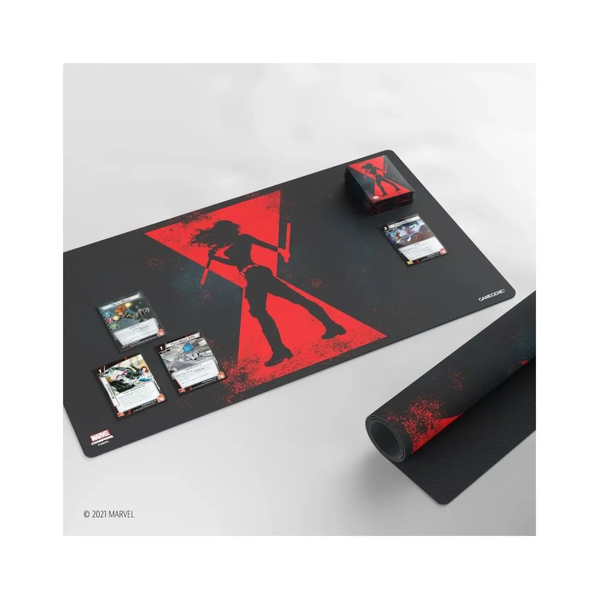 Gamegenic - Marvel Champions Game Mat - Black Widow - Spielmatte