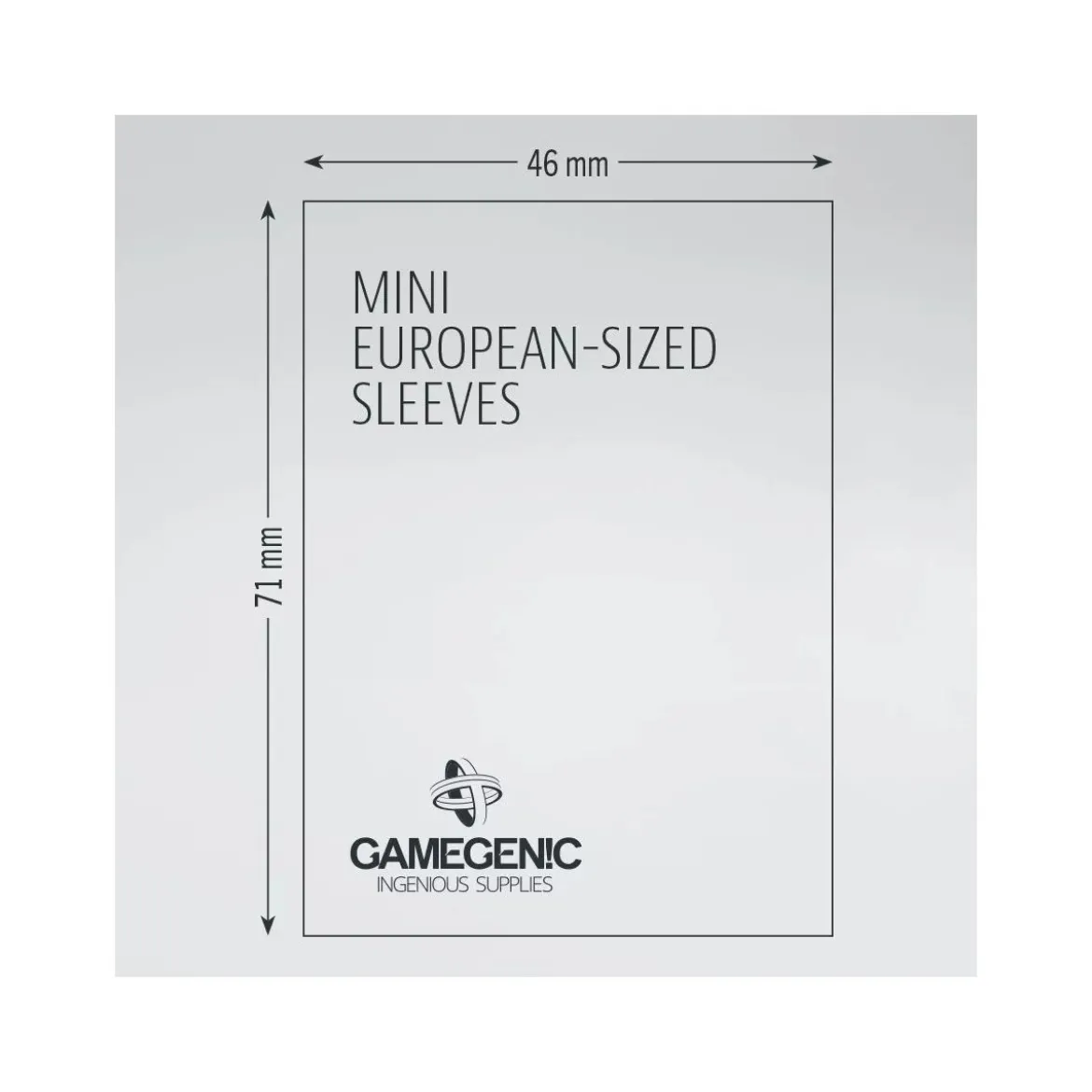 Gamegenic - Matte Mini European-Sized Boardgame Sleeves (50 Kartenhüllen)