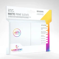 Gamegenic - Matte Prime Sleeves White (100 Kartenhüllen)