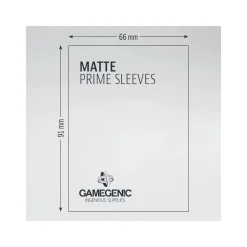 Gamegenic - Matte Prime Sleeves Red (100 Kartenhüllen)