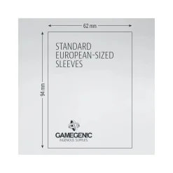 Gamegenic - Matte Standard European-Sized Sleeves (50 Kartenhüllen)