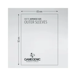 Gamegenic - Outer Sleeves Matte Japanese Size (60 Kartenhüllen)