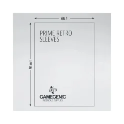 Gamegenic - Prime Retro Sleeves (50 Kartenhüllen)