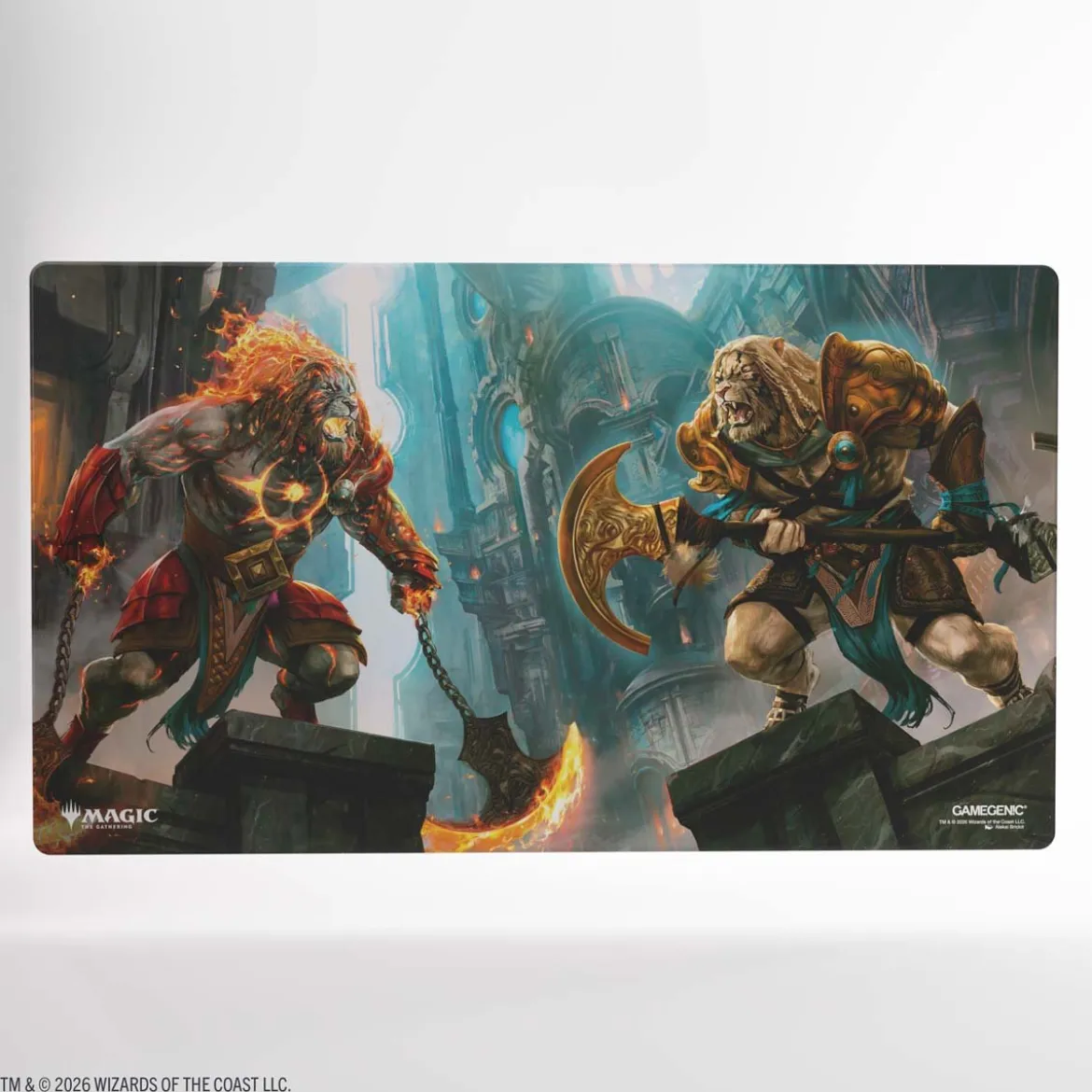 Gamegenic Shiny Spielmatte - Reality Fracture - Ajani Path of Vengeance/Ajani Counterattack Leader
