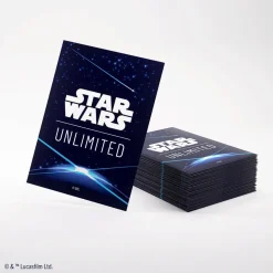 Gamegenic - Star Wars: Unlimited Art Sleeves Double Sleeving Pack - Space Blue (2x60 Kartenhüllen)