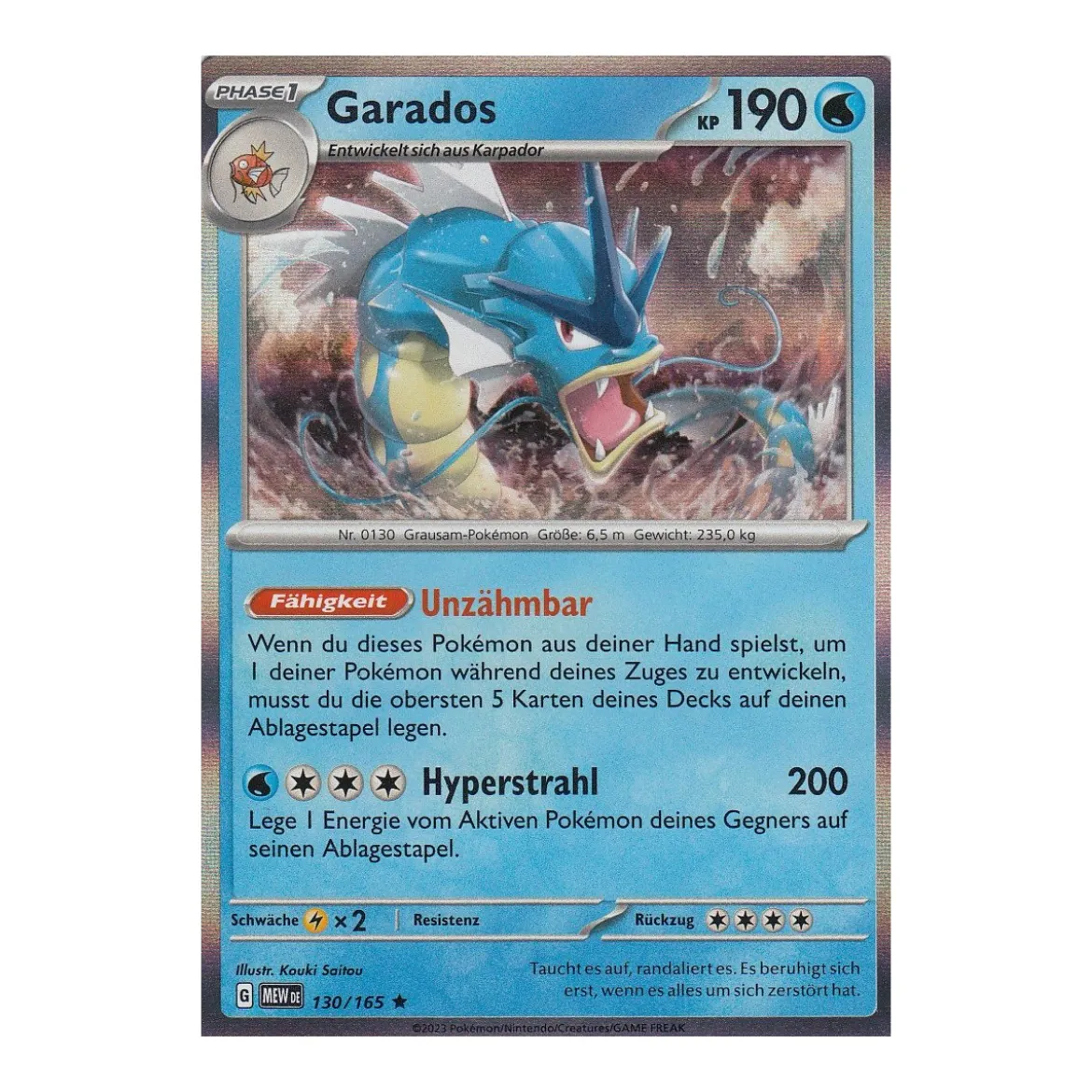 Garados 130/165 Holo