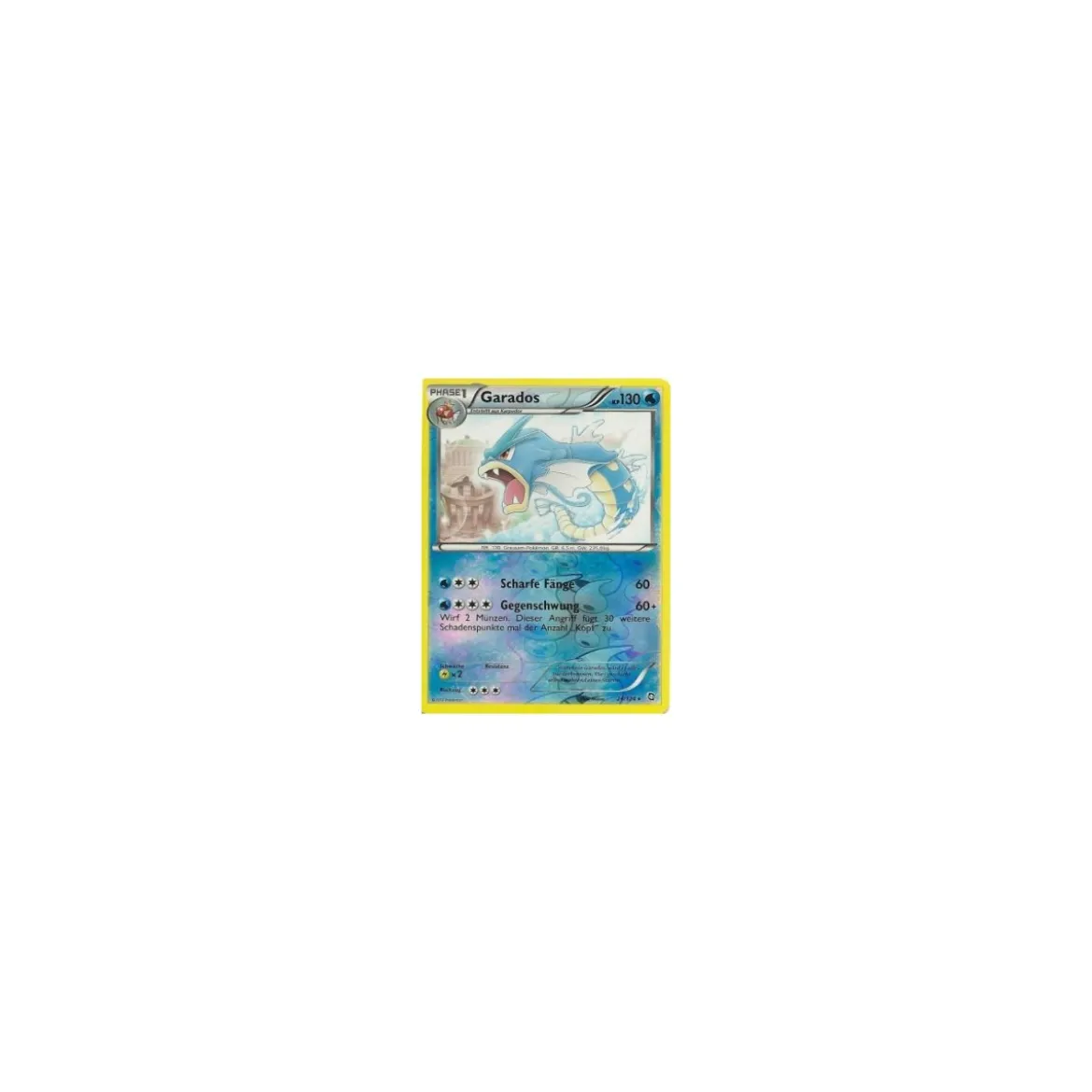 Garados 024/124 REVERSE HOLO