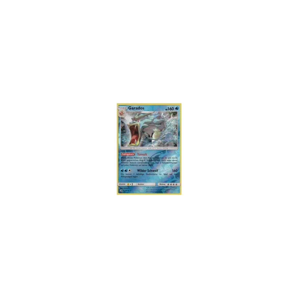 Garados 20/70 REVERSE HOLO