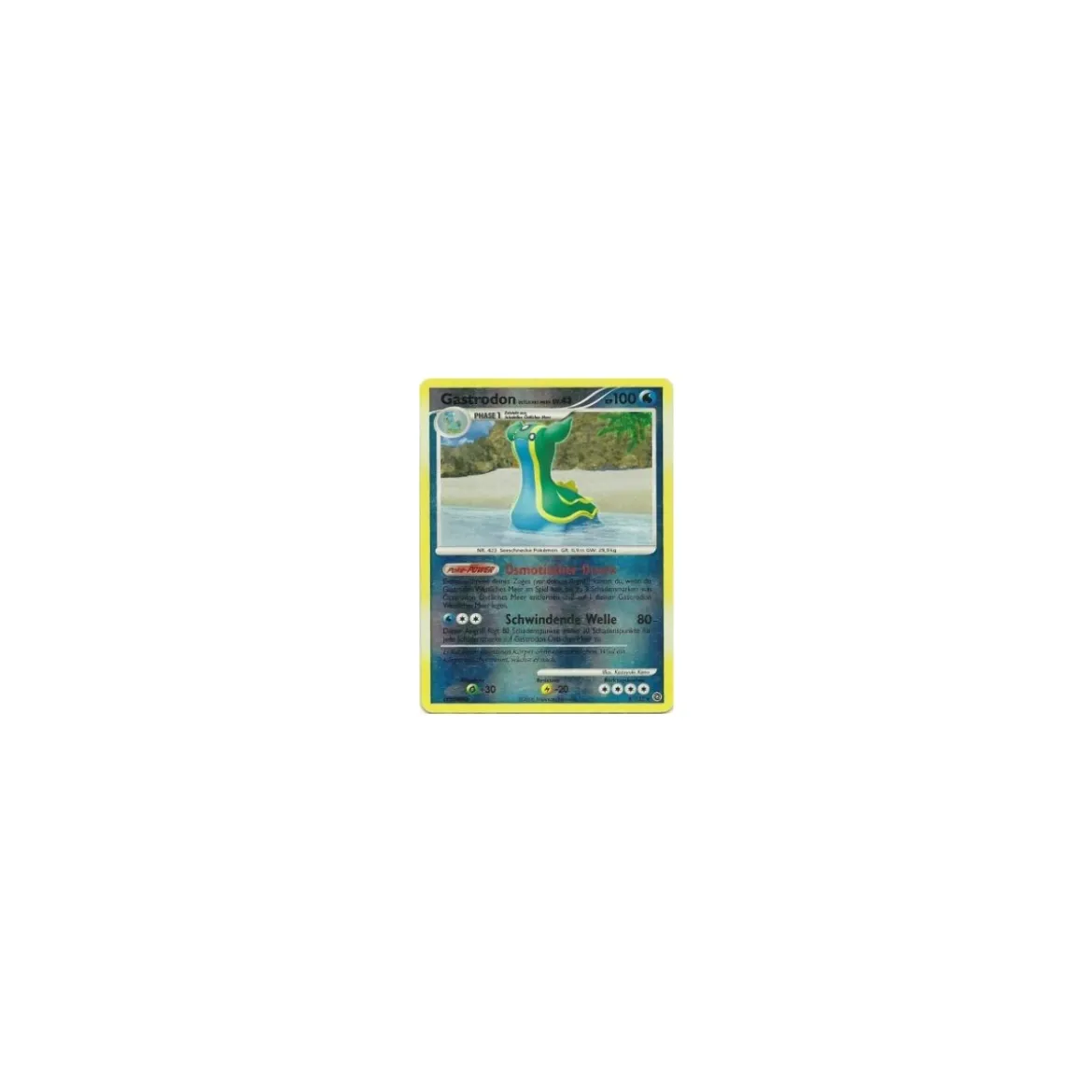 Gastrodon Östliches Meer REVERSE HOLO