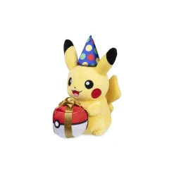 Geburtstags Pikachu Plüschfigur 20 cm - Pokemon Kuscheltier