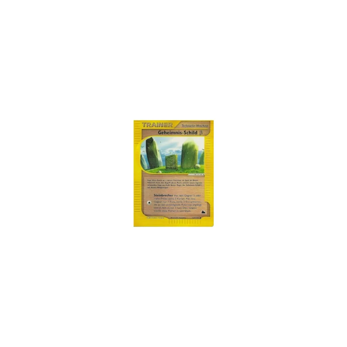 Geheimnis-Schild (Beta) REVERSE HOLO