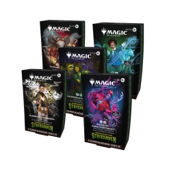 Geheimnisse von Strixhaven alle 5 Commander Decks - Sealed Case (deutsch)