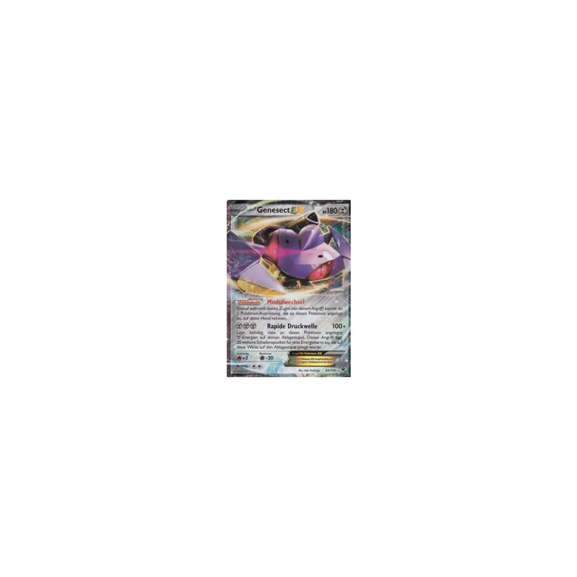 Genesect-EX 064/124 HOLO