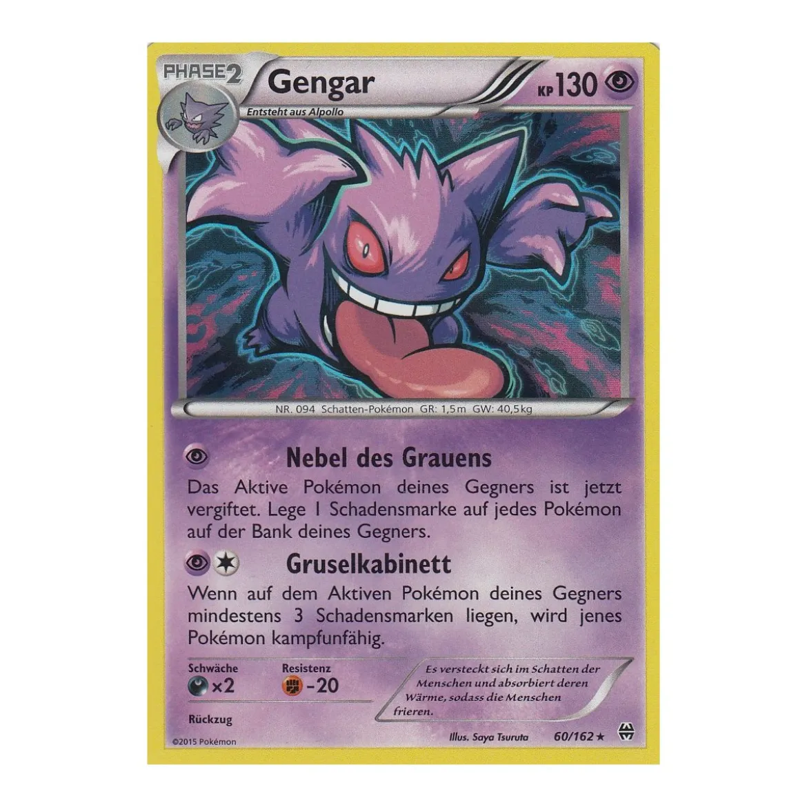 Gengar 060/162 HOLO