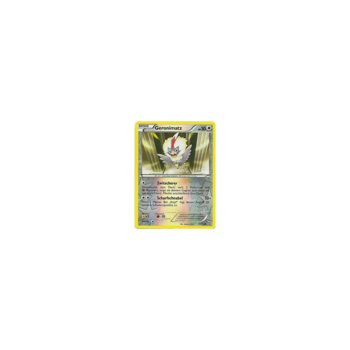 Geronimatz 111/124 REVERSE HOLO
