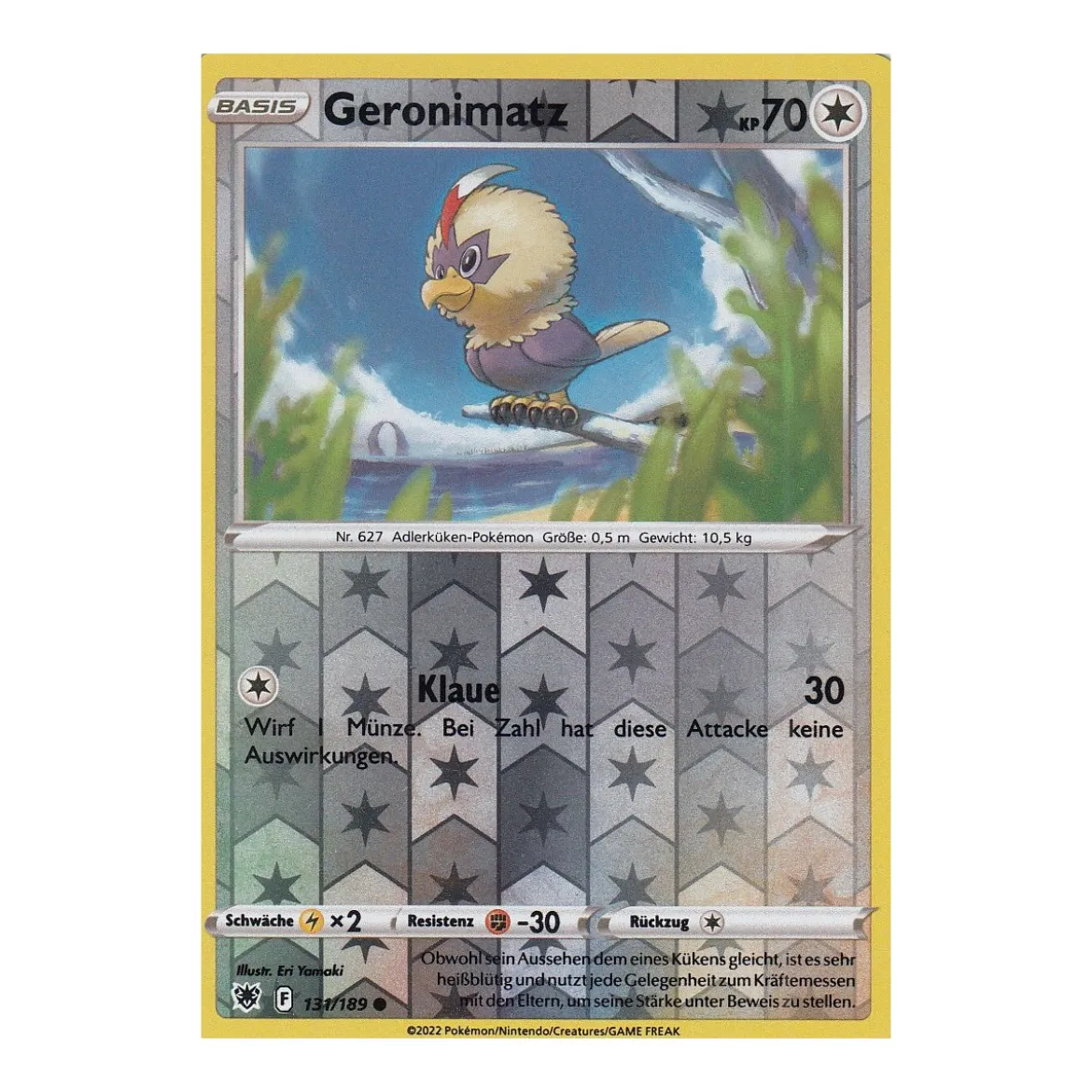 Geronimatz 131/189 REVERSE HOLO