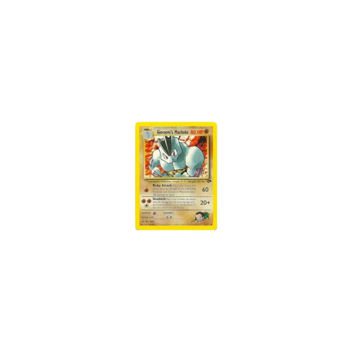 Giovanni's Machoke 042/132