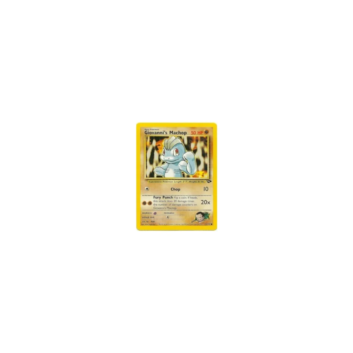 Giovanni's Machop 072/132