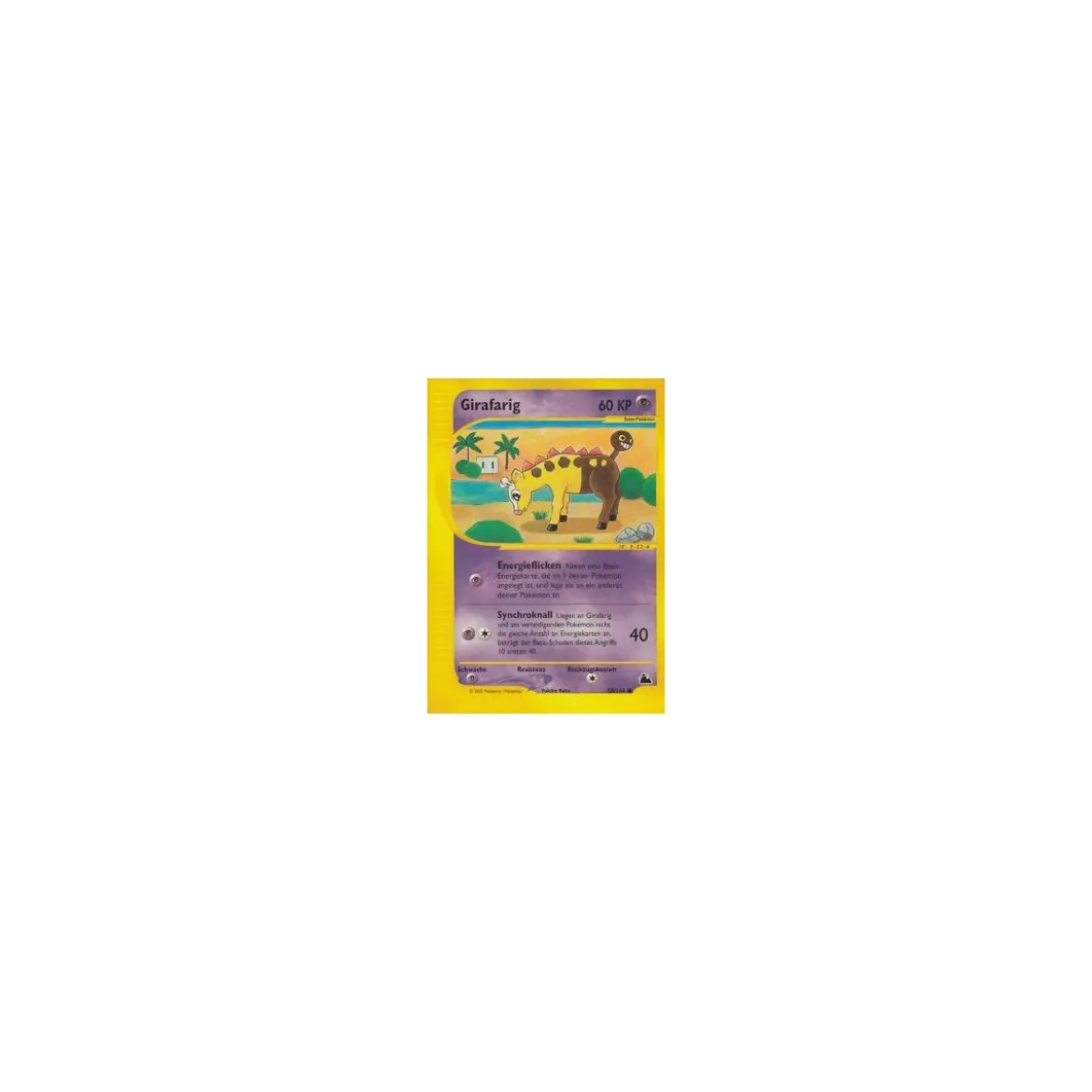 Girafarig 58/144 BESPIELT