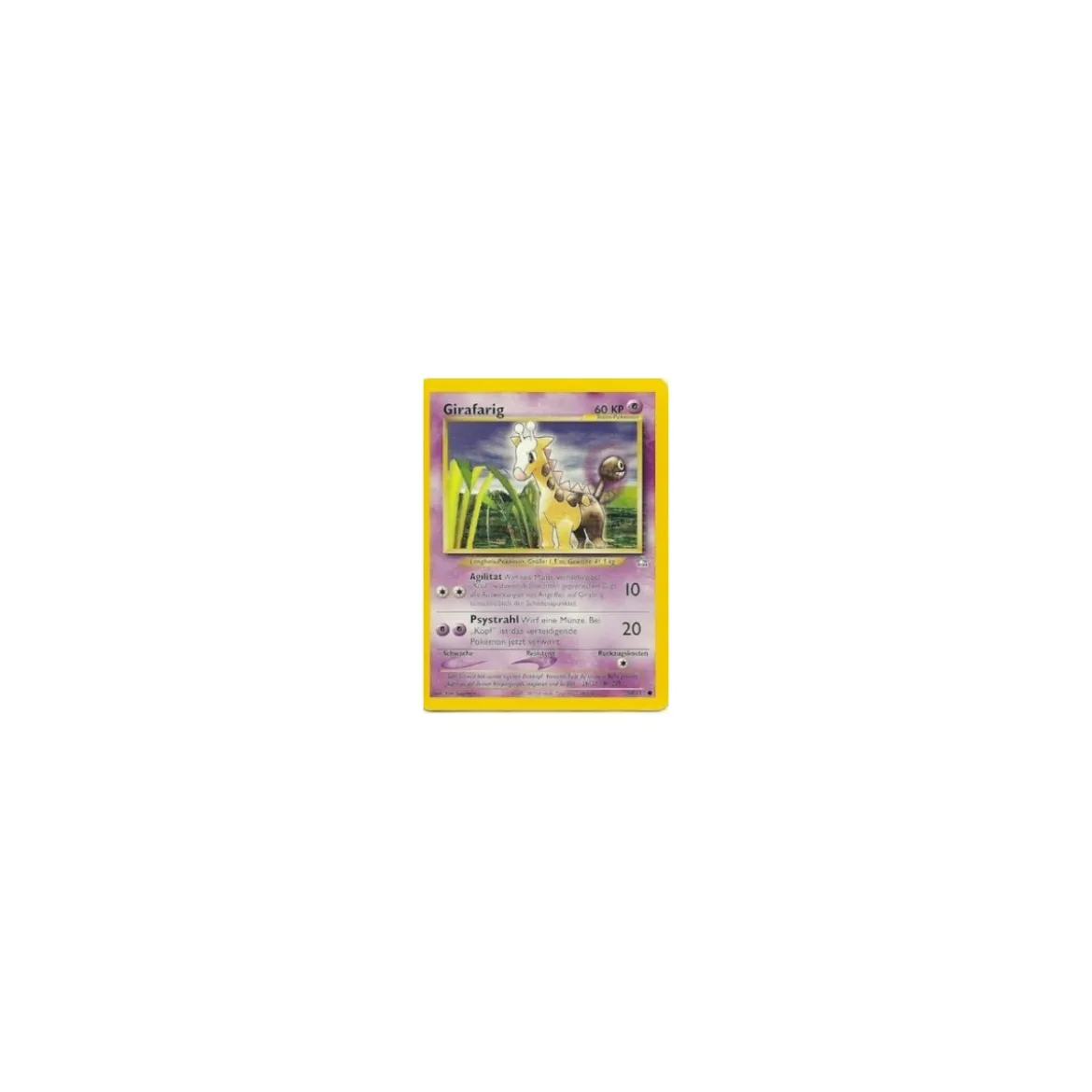 Girafarig 58/111 1. Edition BESPIELT