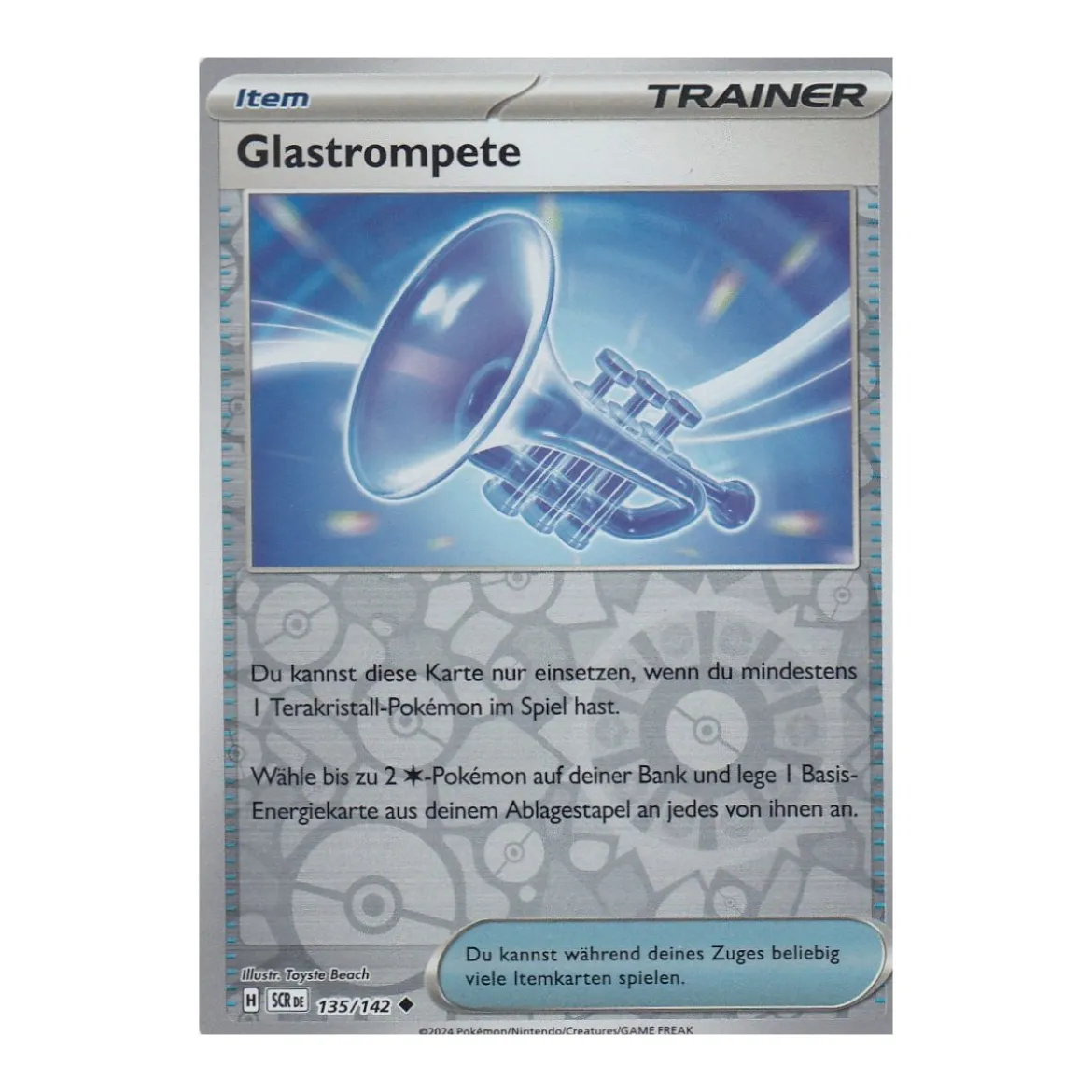 Glastrompete 135/142 REVERSE HOLO