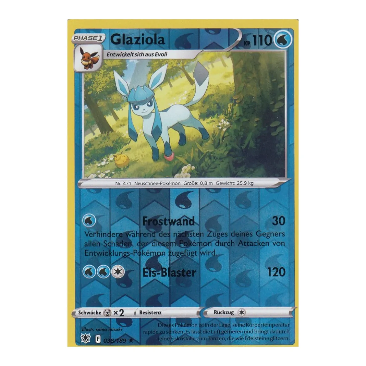 Glaziola 038/189 REVERSE HOLO
