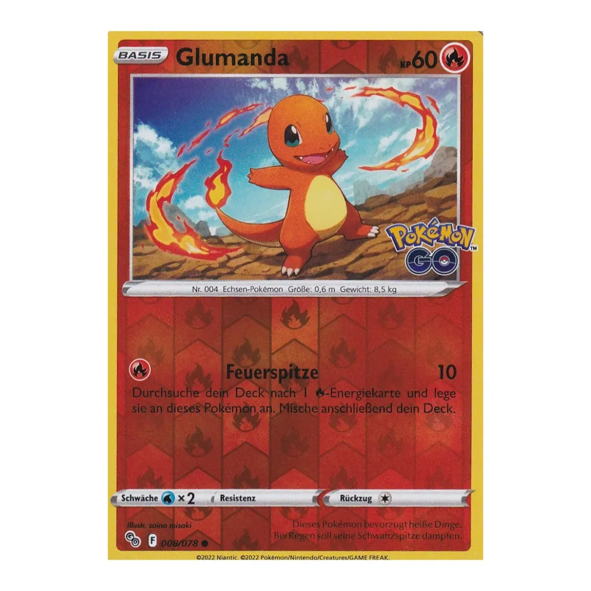 Glumanda 008/078 REVERSE HOLO