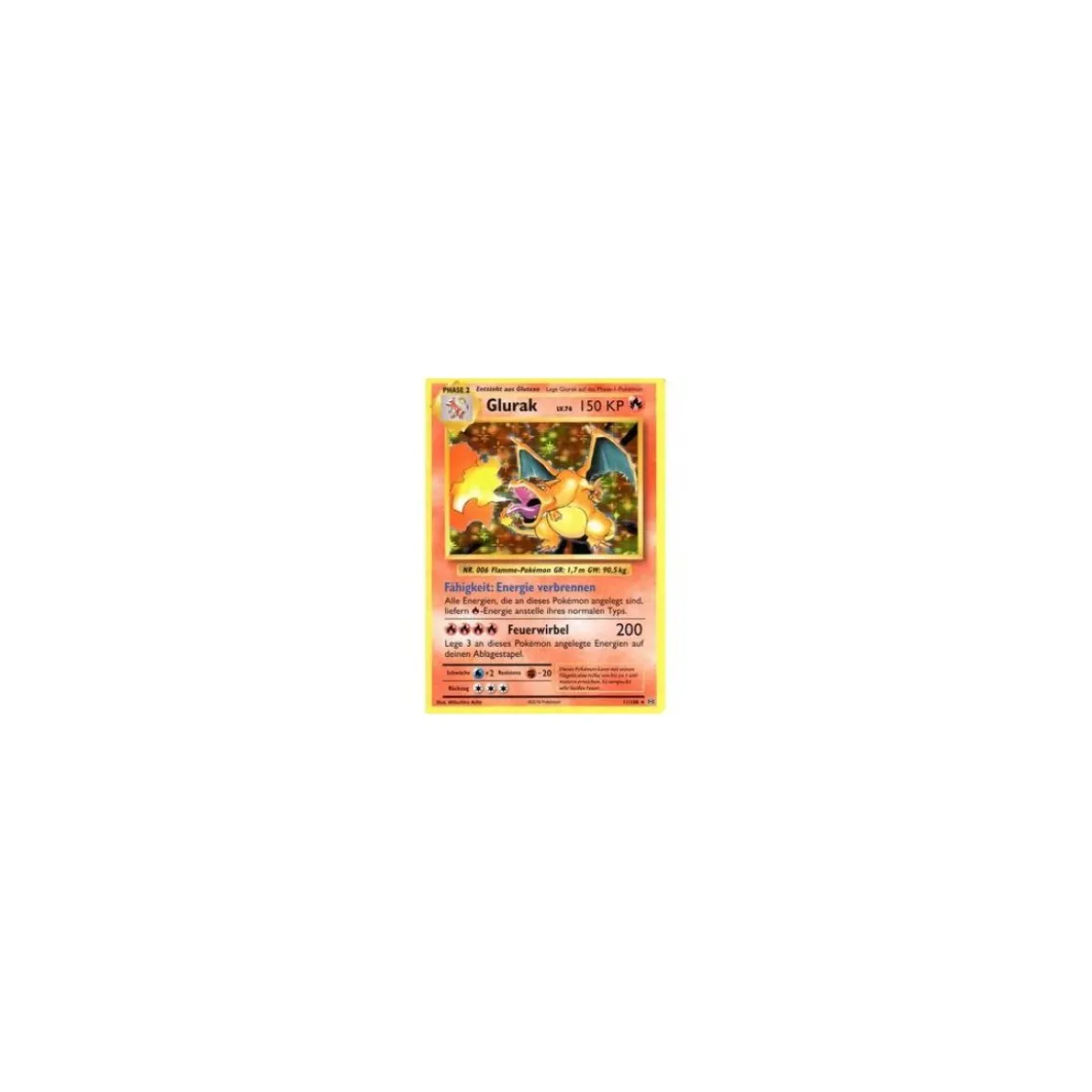 Glurak 011/108 HOLO