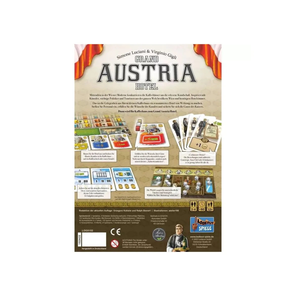 Grand Austria Hotel - Brettspiel