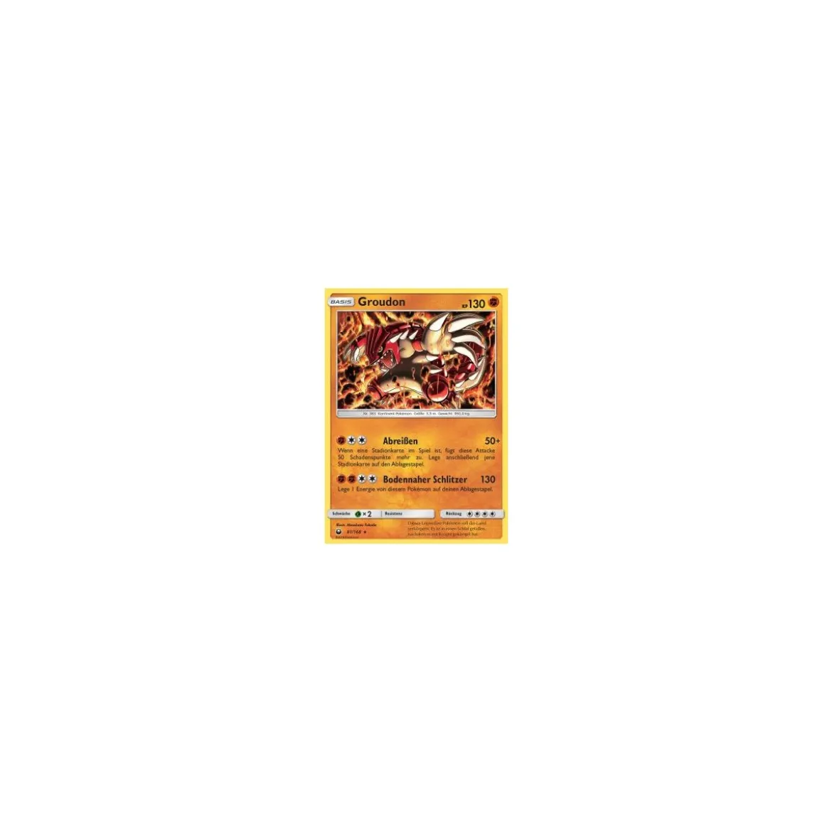 Groudon 081/168 HOLO