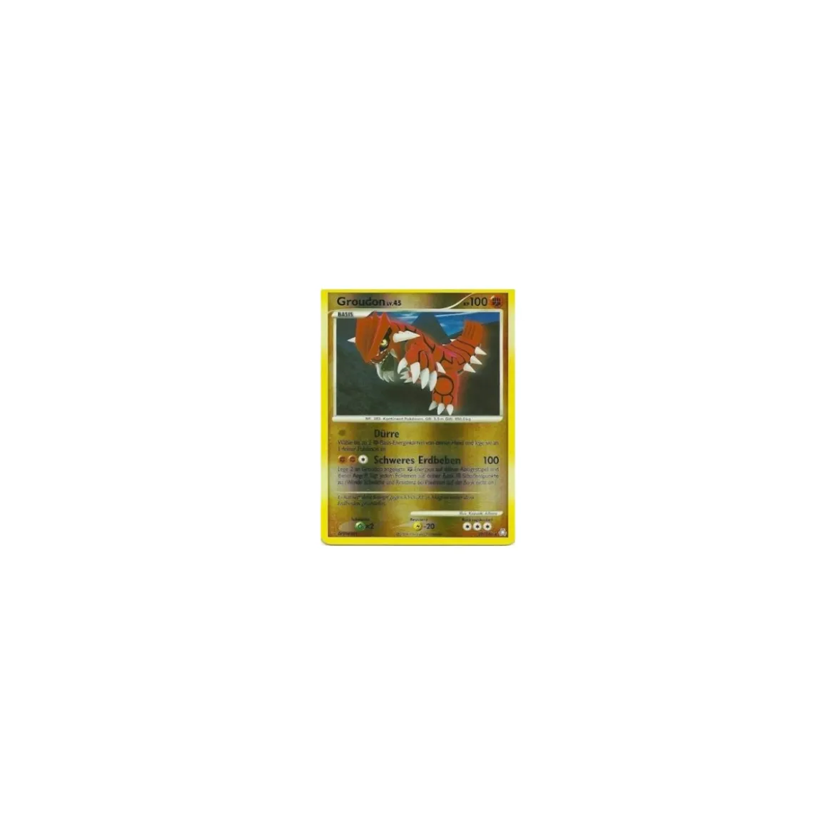 Groudon Lv.45 029/146 Reverse Holo