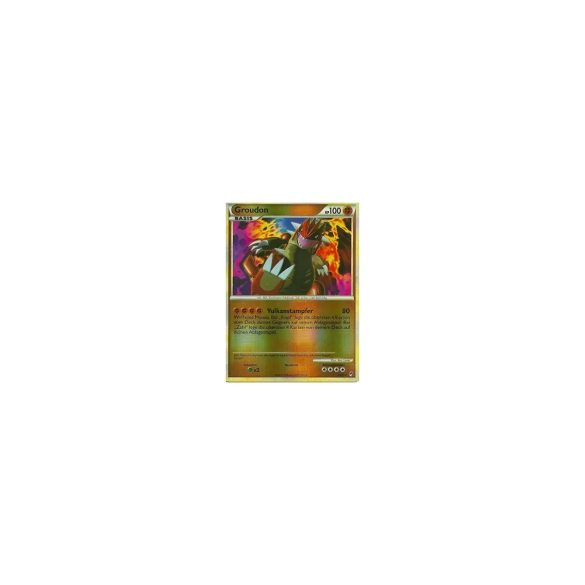 Groudon 6/95 REVERSE HOLO