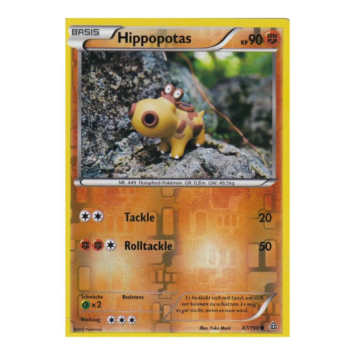 Hippopotas 087/160 REVERSE HOLO