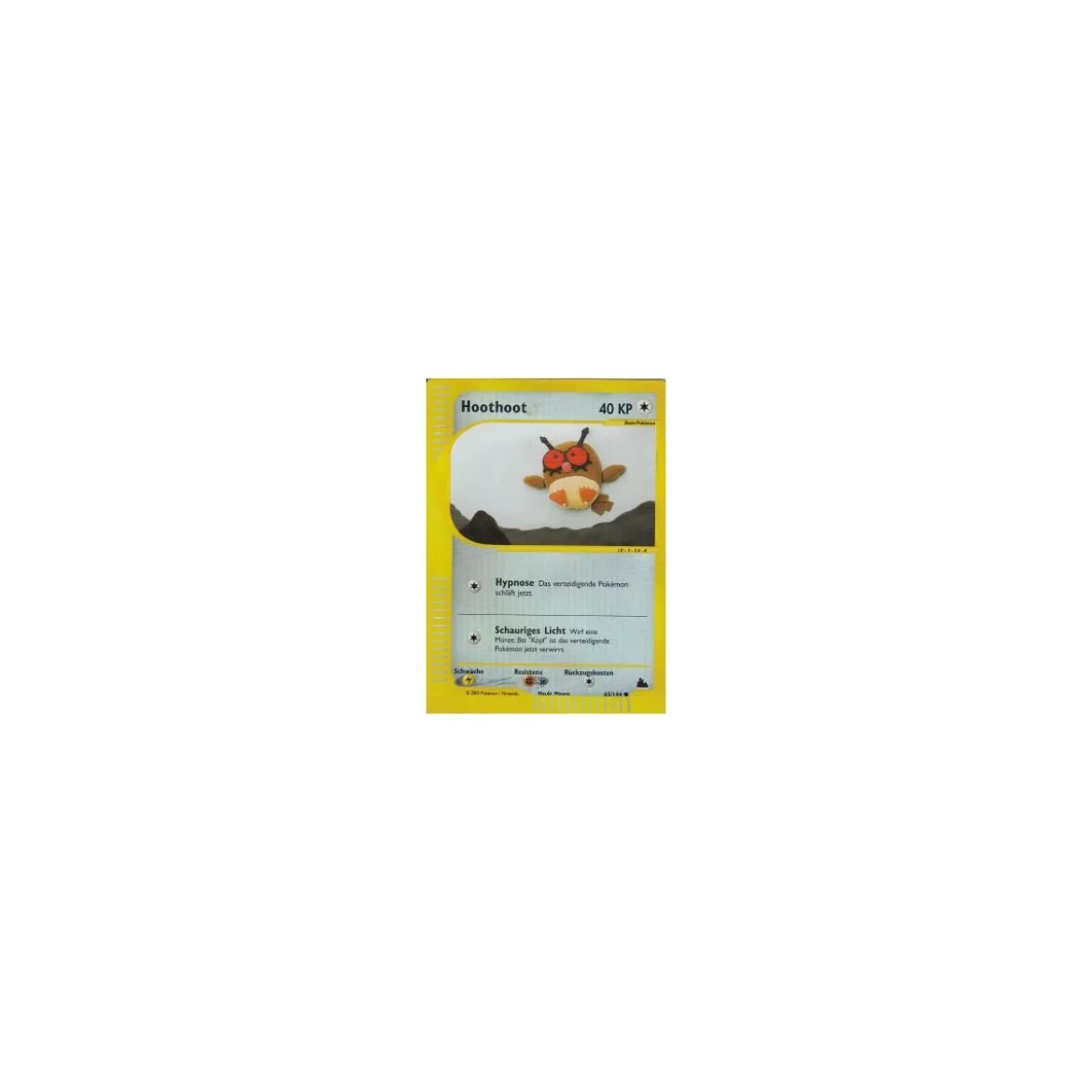 Hoothoot REVERSE HOLO